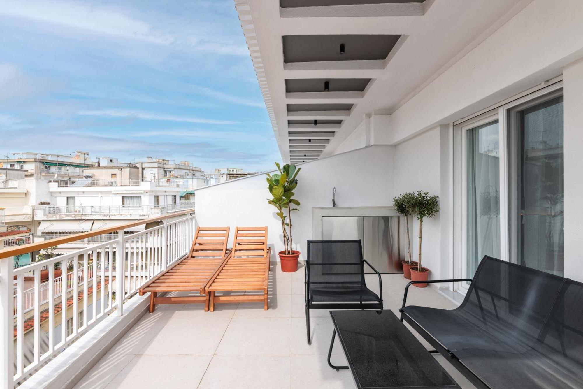 Apartament Skyview Bliss #4 Saloniki Zewnętrze zdjęcie